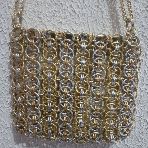 Authentic, Vintage Paco Rabanne for Walborg Metal Handbag, Purse, Evening, Alumi - Picture 12 of 13